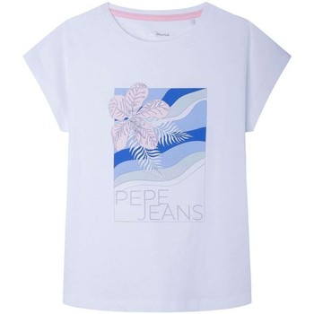 textil Niña Camisetas manga corta Pepe jeans PG502853 800 Blanco