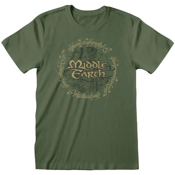 textil Camisetas manga larga Lord Of The Rings Middle Earth Verde