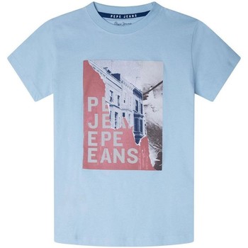 textil Niño Camisetas manga corta Pepe jeans PB503383 Azul