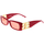 Relojes & Joyas Mujer Gafas de sol Balenciaga Occhiali da Sole  BB0096S 003 Rojo