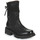 Zapatos Mujer Botas de caña baja Airstep / A.S.98 LANE ZIP Negro