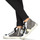 Zapatos Mujer Zapatillas altas Meline NKC1151-A-6123 Negro / Blanco