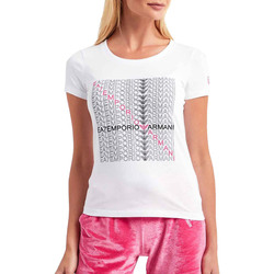 textil Mujer Tops y Camisetas Emporio Armani EA7 3LTT22TJFKZ Blanco