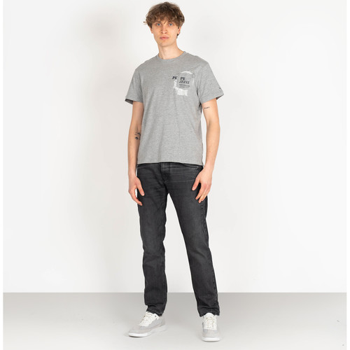 textil Hombre Camisetas manga corta Pepe jeans PM508023 | Sergio Gris
