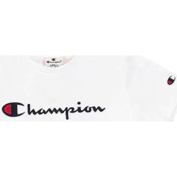 textil Niño Camisetas manga corta Champion 305954 WW001 Blanco