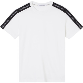 textil Hombre Camisetas manga corta Calvin Klein Jeans CAMISETA CONTRAST  HOMBRE Blanco