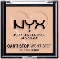 Belleza Colorete & polvos Nyx Professional Make Up Can't Stop Won't Stop Mattifying Powder light Medium 