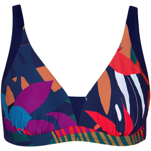 textil Mujer Bañador por piezas Lisca Top de traje baño con aros Tenerife Azul