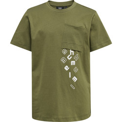 textil Niños Camisetas manga corta hummel T-shirt enfant  hmlMarcel Verde