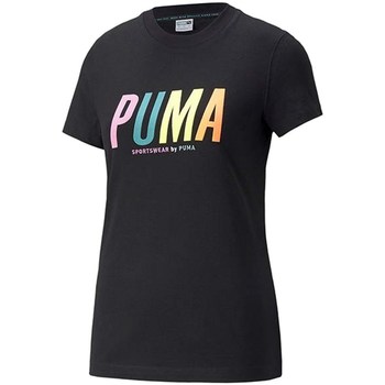 textil Mujer Camisetas manga corta Puma Swxp Graphic Negro