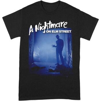 textil Camisetas manga larga Nightmare On Elm Street Freddy Is Waiting Negro