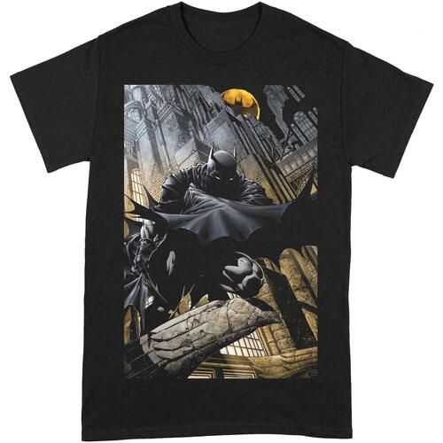textil Camisetas manga larga Dessins Animés Night Gotham City Negro