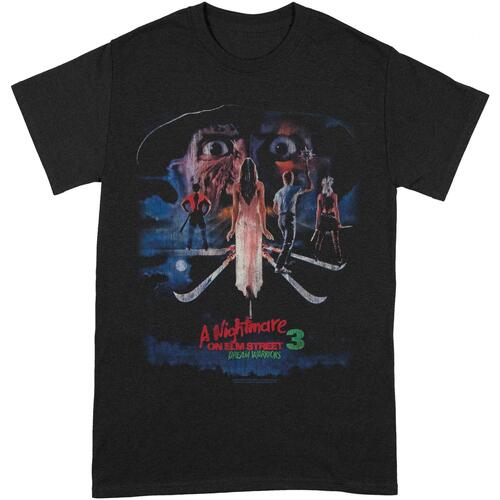 textil Camisetas manga larga Nightmare On Elm Street Dream Warriors Negro