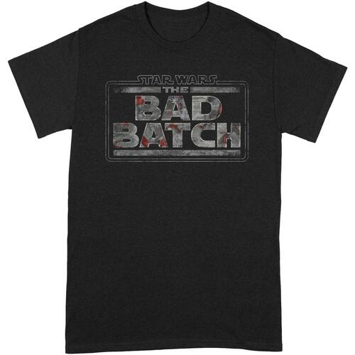 textil Hombre Camisetas manga larga Star Wars: The Bad Batch BI275 Negro