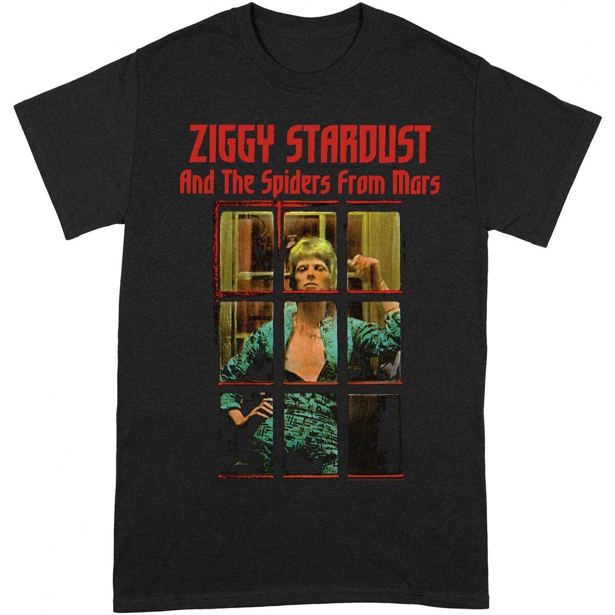 textil Camisetas manga larga David Bowie BI313 Negro