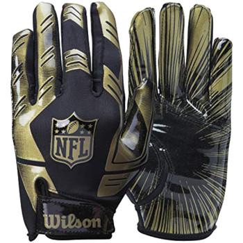 Wilson NFL Stretch Fit Receivers Gloves Negro