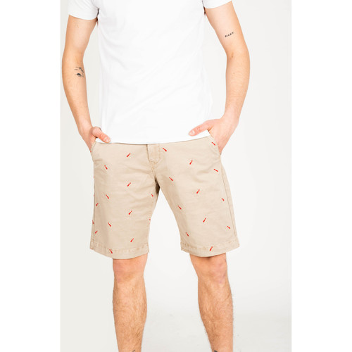 textil Hombre Shorts / Bermudas Pepe jeans PM800849 | Miles Short Icon Beige