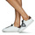 Zapatos Mujer Zapatillas bajas Victoria TENIS EFECTO PIEL GLITTER Blanco / Plata