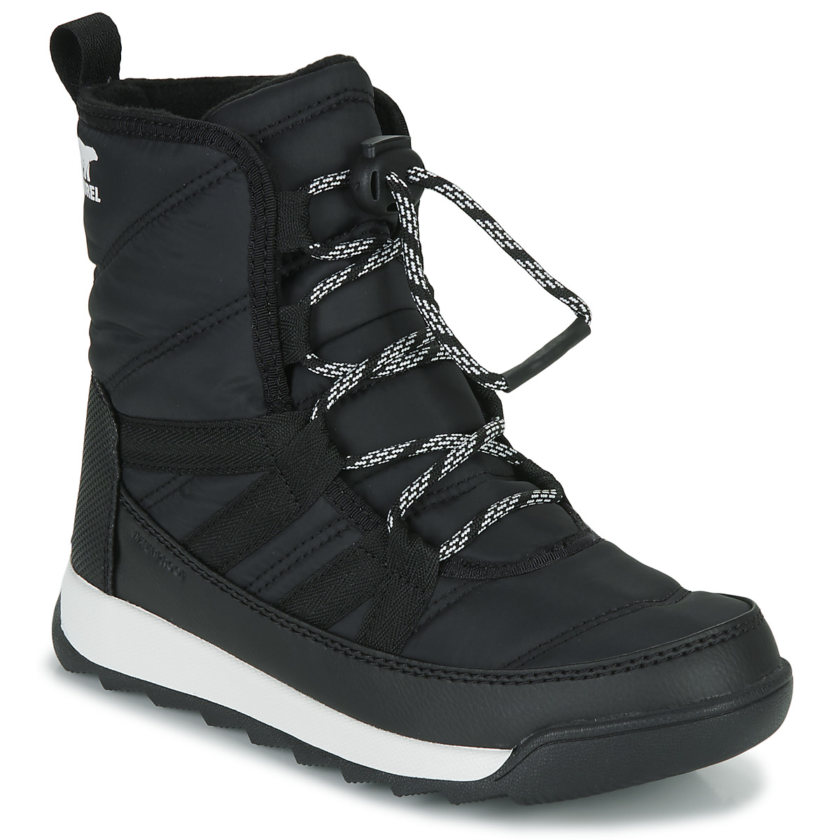 Zapatos Niños Botas de nieve Sorel YOUTH WHITNEY II SHORT LACE WP Negro