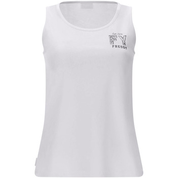 textil Mujer Camisetas sin mangas Freddy S2WCLK1 Blanco