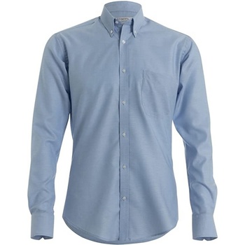 textil Hombre Camisas manga larga Kustom Kit Oxford Azul
