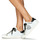 Zapatos Mujer Zapatillas bajas Love Moschino JA15402G1F Blanco / Negro / Plata
