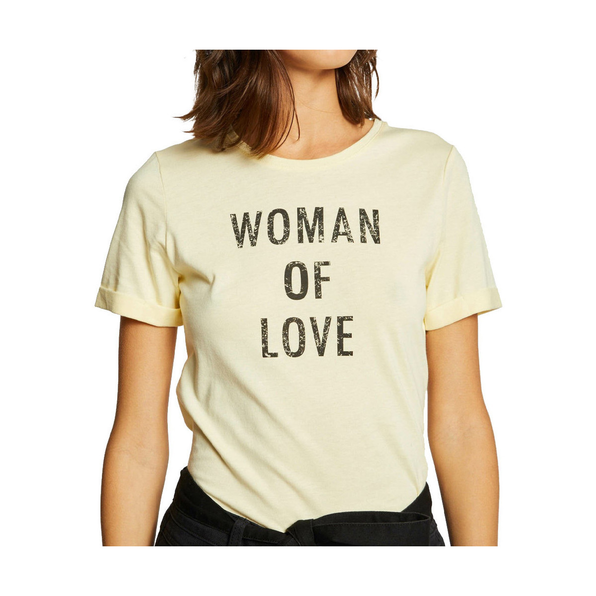 textil Mujer Tops y Camisetas Morgan  Amarillo