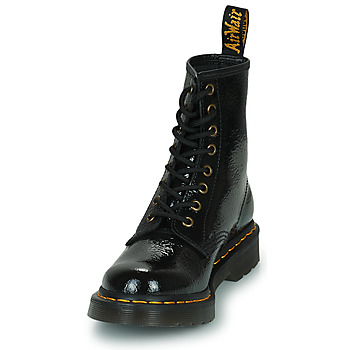 Dr. Martens 1460 Distressed Patent Negro
