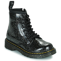 Zapatos Niña Botas de caña baja Dr. Martens 1460 Jr Cosmic Glitter Negro