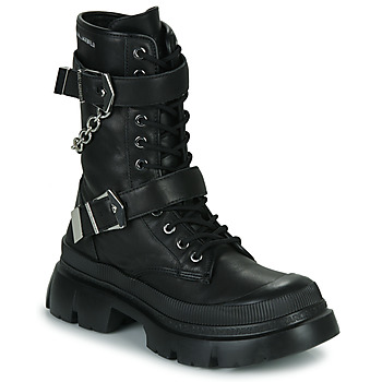 Zapatos Mujer Botas de caña baja Karl Lagerfeld TREKKA MAX Hi Buckle Boot Negro