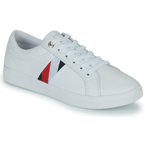 Tenis Tommy Hilfiger Cupsole Blanco Para Mujer