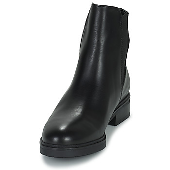 Tommy Hilfiger Coin Leather Flat Boot Negro