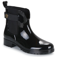 Zapatos Mujer Botas de agua Tommy Hilfiger Ankle Rainboot With Metal Detail Negro