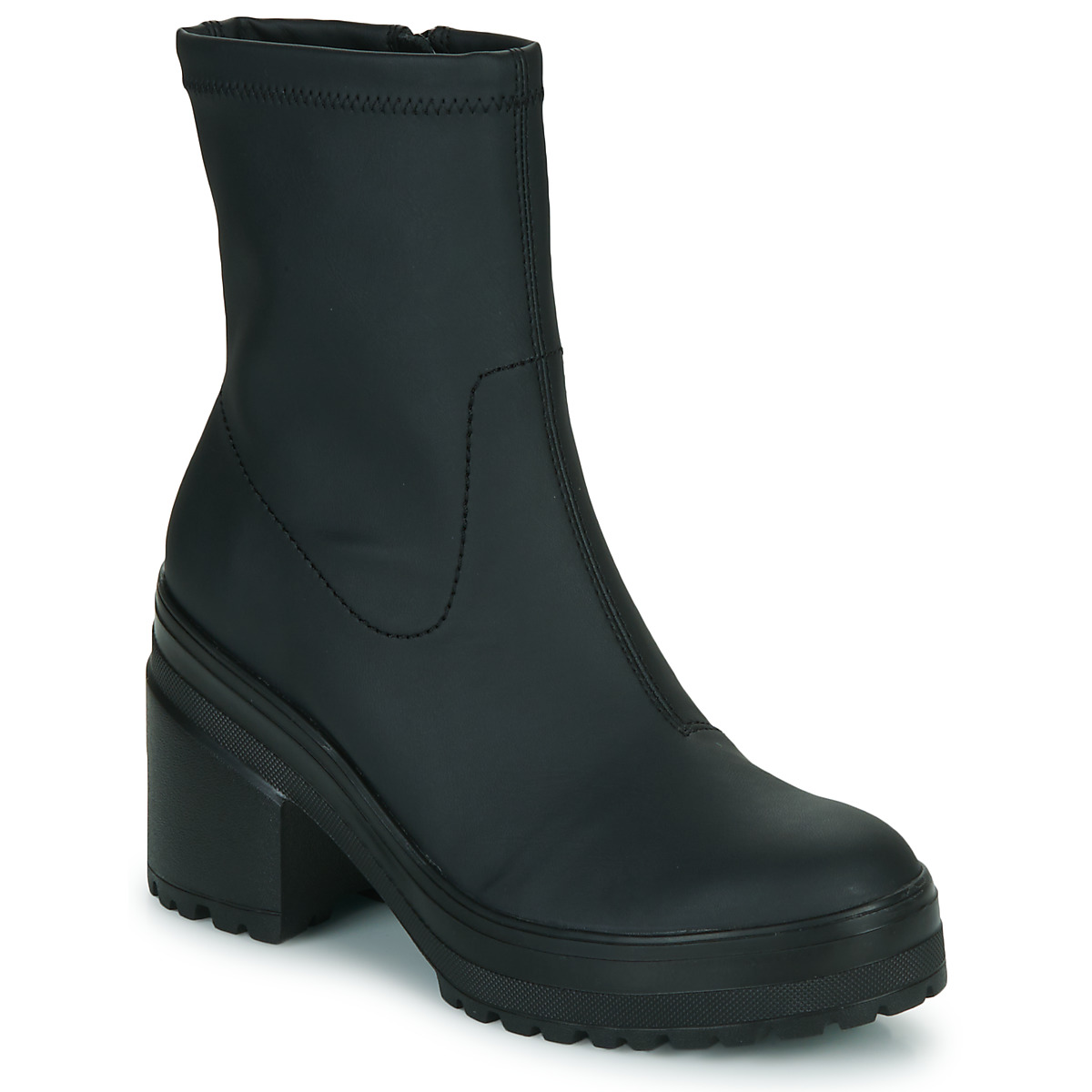 Zapatos Mujer Botines Tommy Jeans Tommy Jeans Heeled Boot Negro