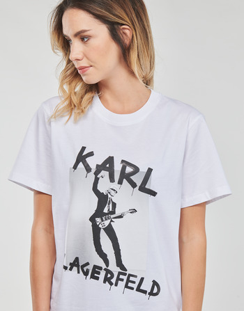 Karl Lagerfeld KARL ARCHIVE OVERSIZED T-SHIRT Blanco