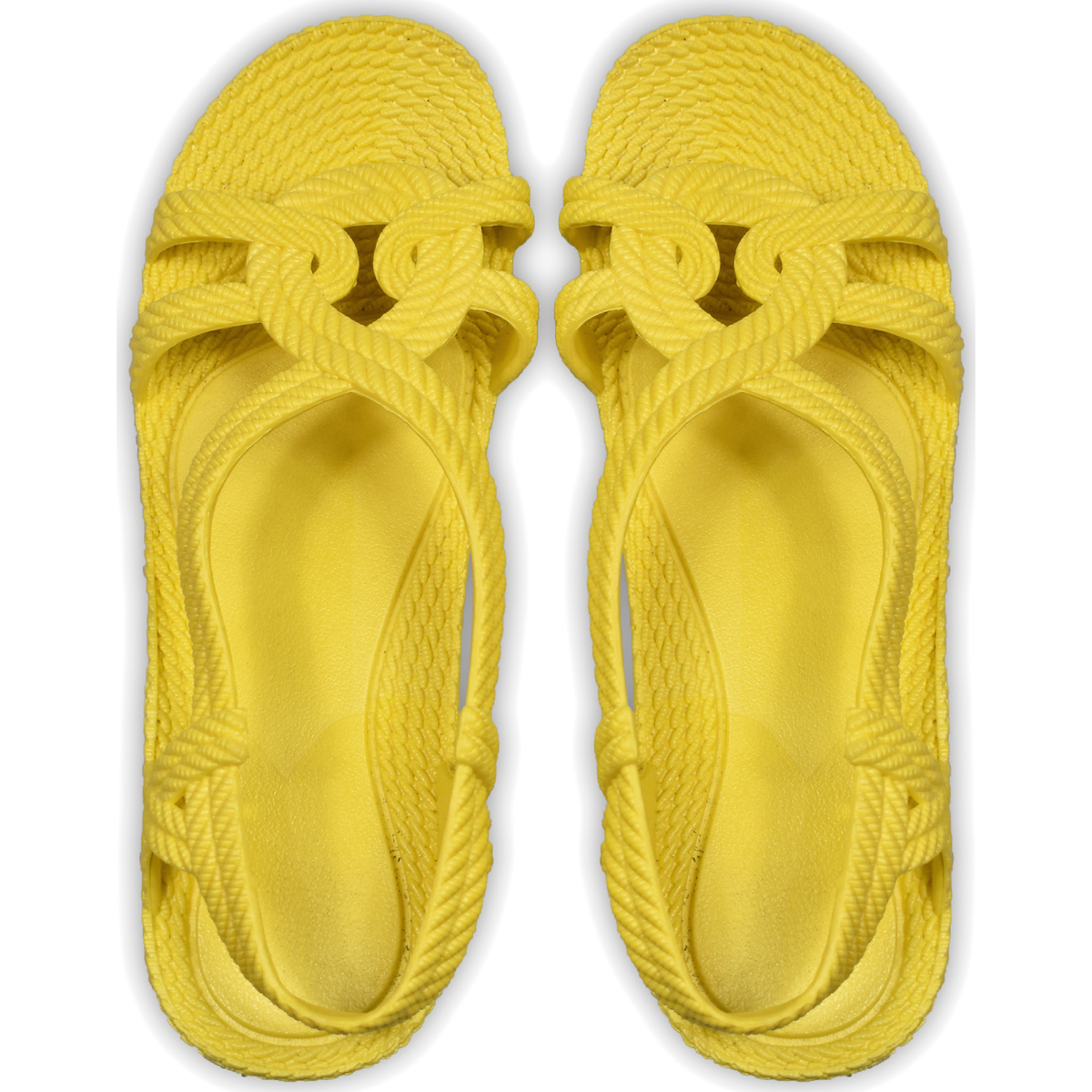 Zapatos Niños Chanclas Brasileras Esmirna Amarillo