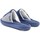 Zapatos Mujer Zapatillas bajas Isotoner 96917 Azul