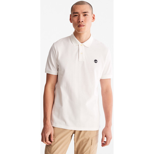 textil Hombre Tops y Camisetas Timberland TB0A26N41001 POLO-1001 - WHITE Blanco