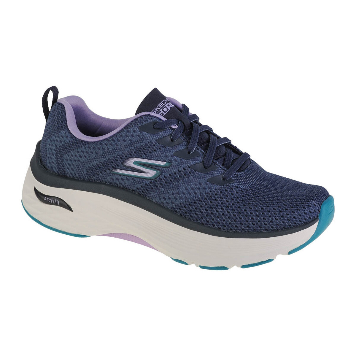 Zapatos Mujer Running / trail Skechers Max Cushioning Arch Fit Azul