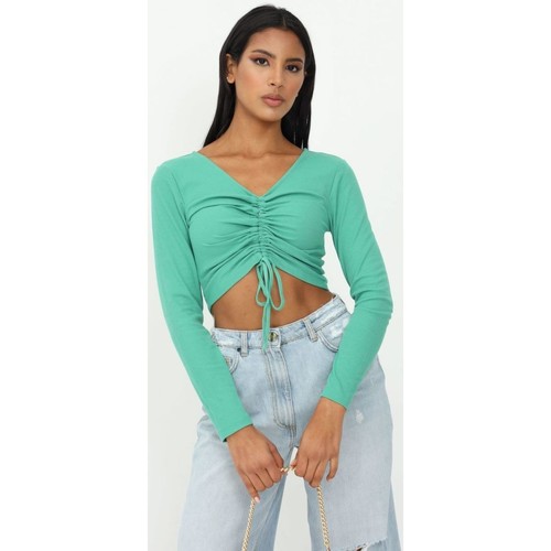 textil Mujer Camisetas sin mangas Only 15252040 SHIA-WINTER GREEN Verde