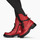 Zapatos Mujer Botas de caña baja Metamorf'Ose Kaide Rojo