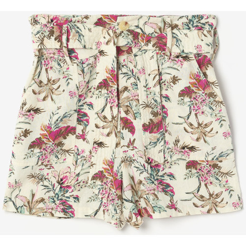textil Mujer Shorts / Bermudas Le Temps des Cerises Short short CELEST Blanco