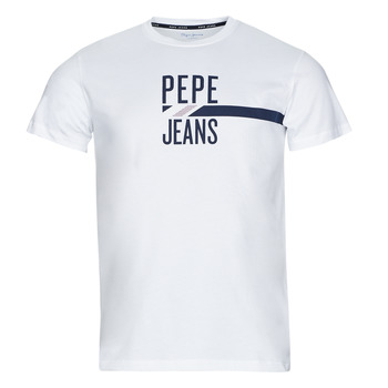 textil Hombre Camisetas manga corta Pepe jeans SHELBY Blanco