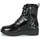 Zapatos Niña Botas de caña baja MICHAEL Michael Kors HASKELL Negro / Barniz