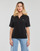 textil Mujer Polos manga corta Lacoste PF0504 LOOSE FIT Negro