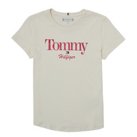 textil Niña Camisetas manga corta Tommy Hilfiger KG0KG06821-YBH Blanco