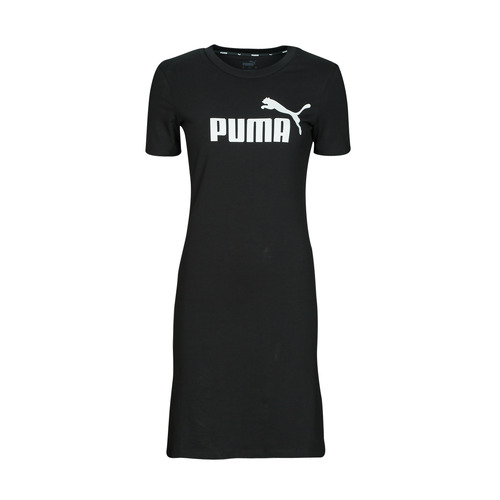 textil Mujer Vestidos cortos Puma ESS SLIM TEE DRESS Negro