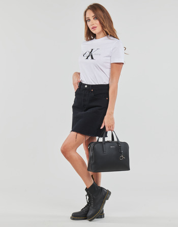 Calvin Klein Jeans CORE MONOGRAM REGULAR TEE Blanco