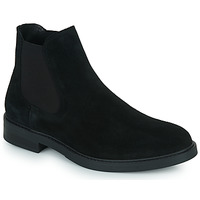 Zapatos Hombre Botas de caña baja Selected SLHBLAKE SUEDE CHELSEA BOOT Negro