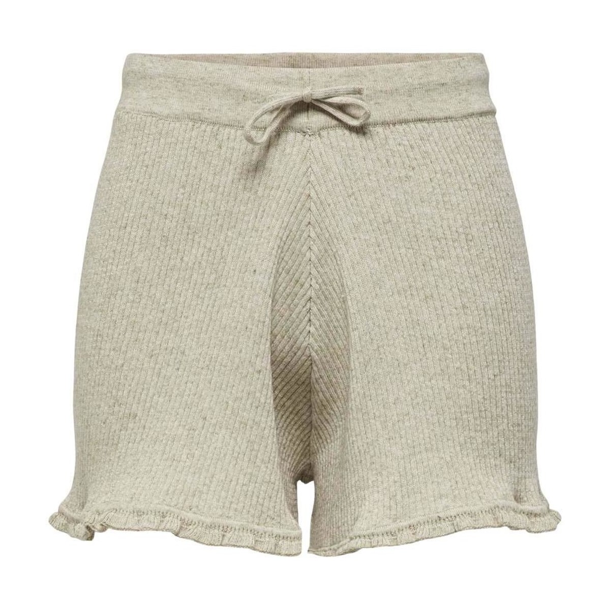 textil Mujer Shorts / Bermudas Only ONLLINA RUFFLE SHORTS Verde